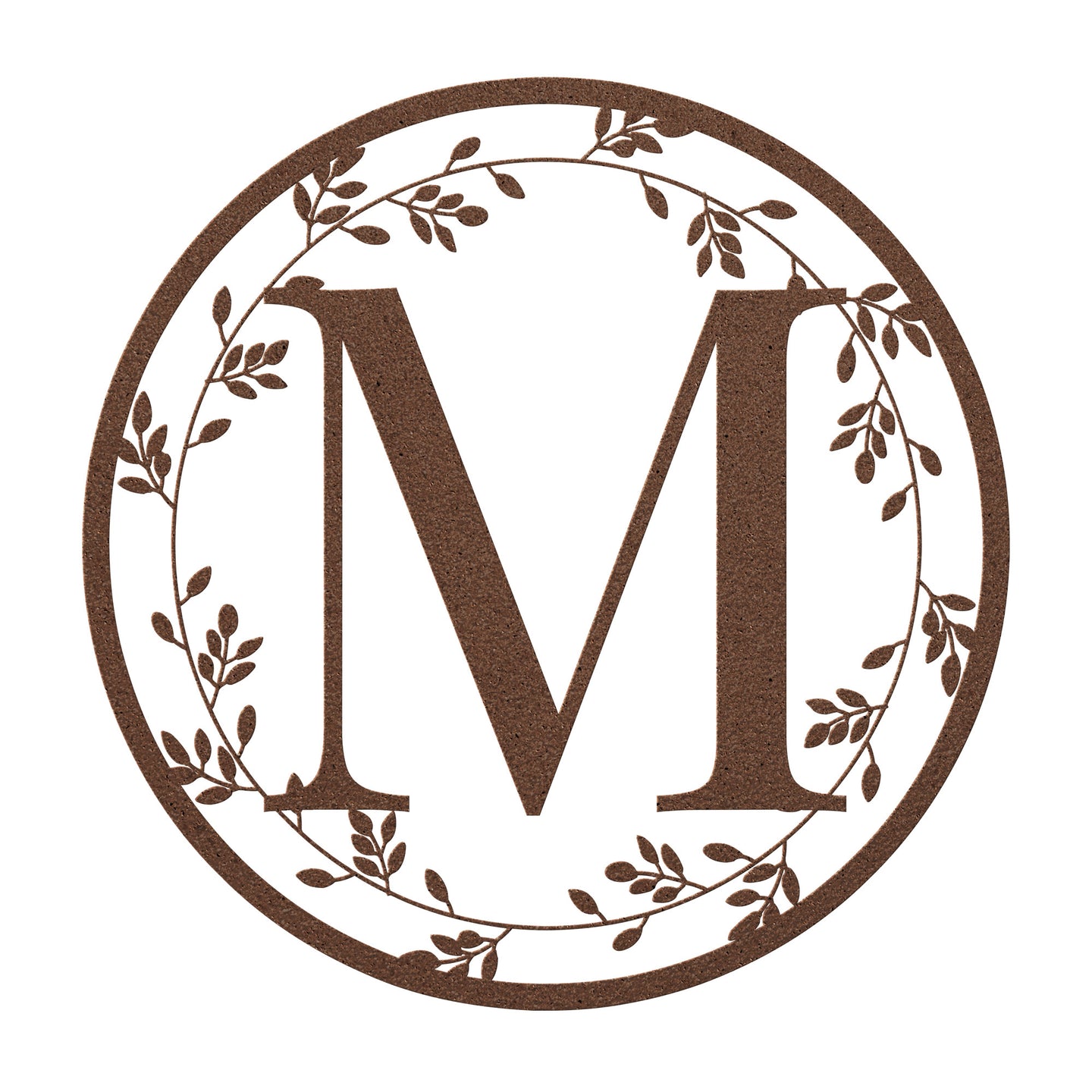 Initial Name Floral Monogram