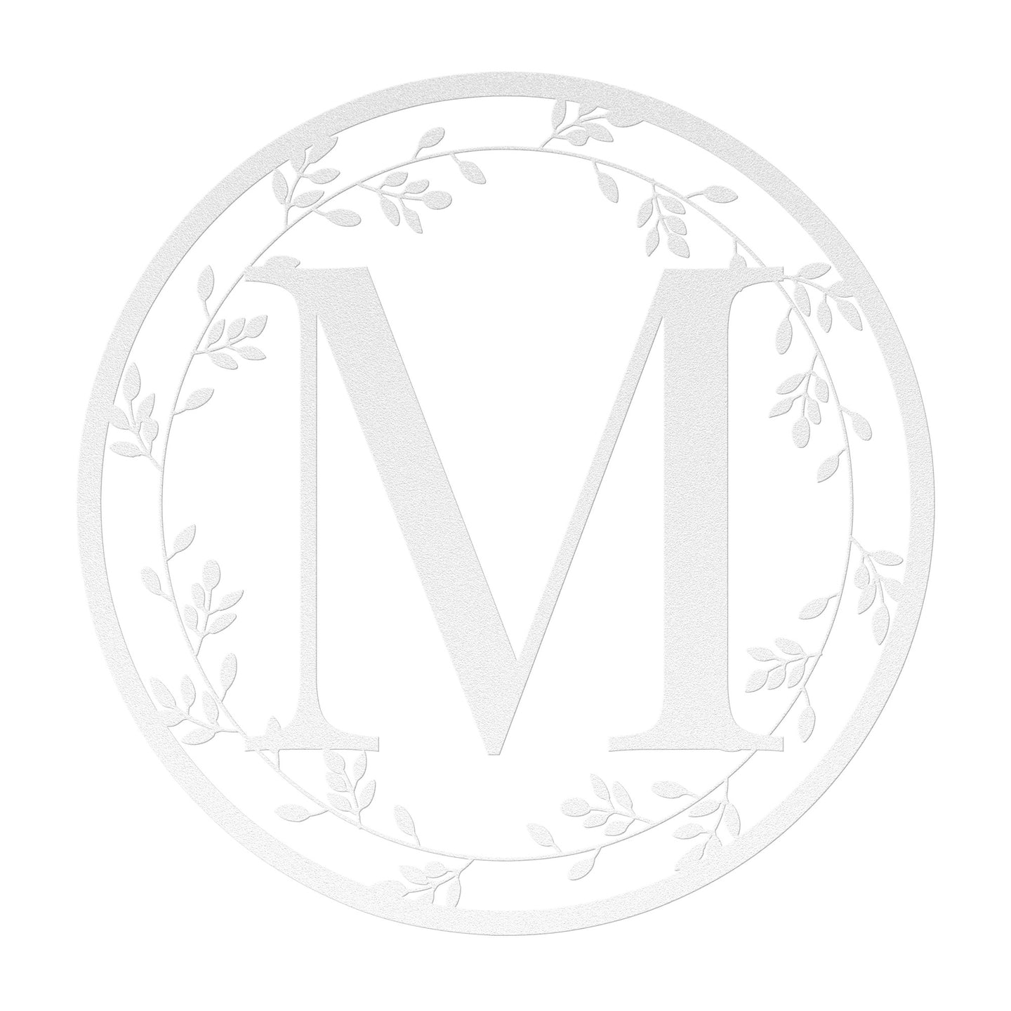 Initial Name Floral Monogram