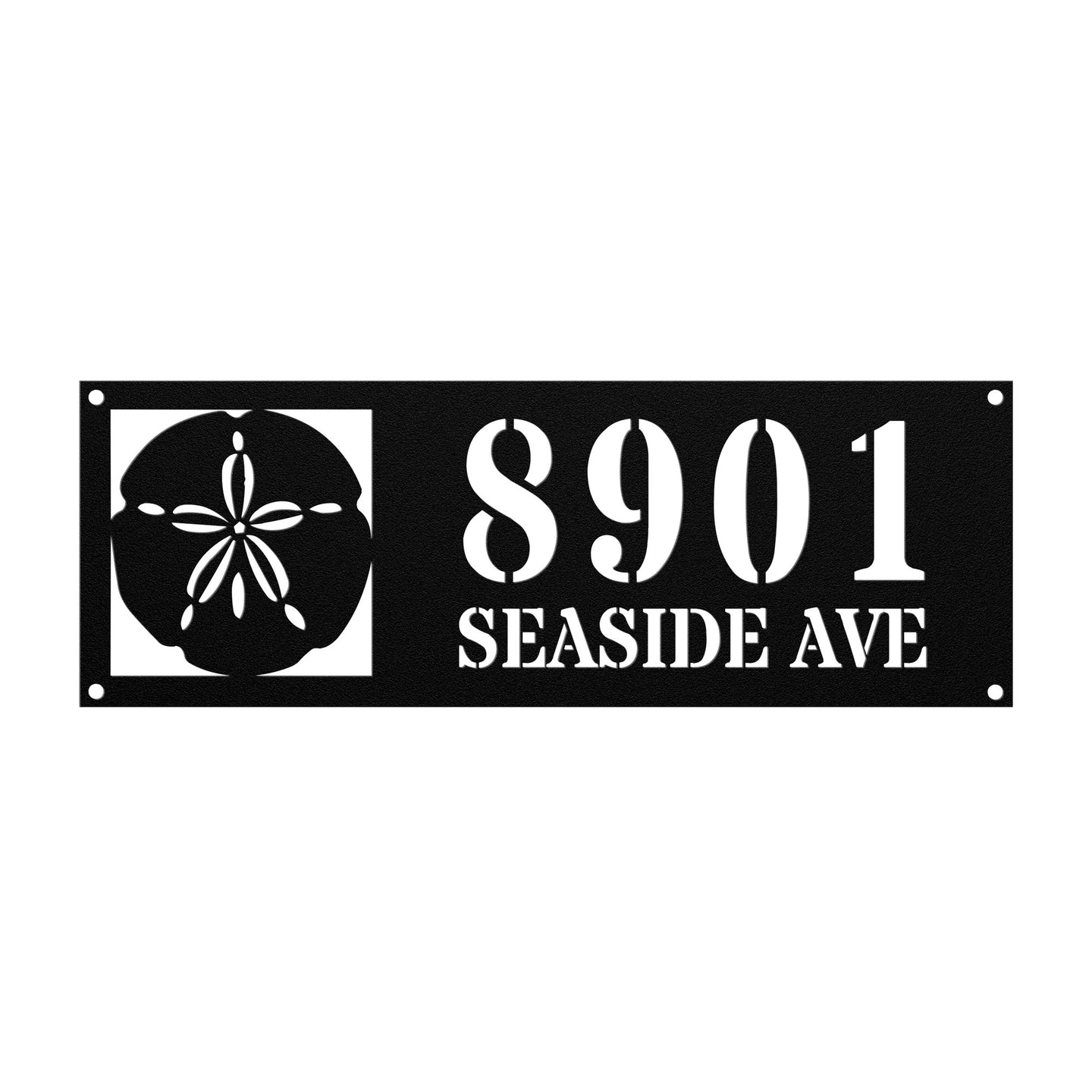 Sand Dollar Address Sign